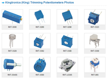 RKT-3323 1/4" (6 mm) Square Trimming Potentiometer Trimpot