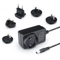 24V 1A 12V 2A Interchangeable Plug Power Adapter