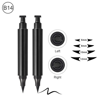 خاصية خاصة بـ Black 2in1 طابع كحل مكياج مجنح - 6 مم ، 8 مم ، 10 مم ، 12 مم