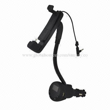 Car Universal Holder with Charger and FM Transmitter, for iPhone 5