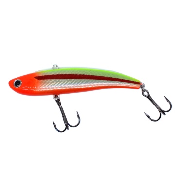 AOCLU VIB Vibration Ice Fishing Lure with VMC Hook - Fluorescent UV Glowing (70mm/80mm/90mm)