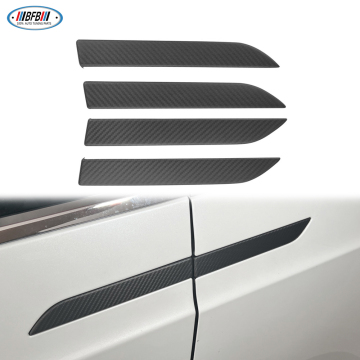 Matte Carbon Fiber Exterior Trim - Door Handle Cover for Tesla Model X 2017+