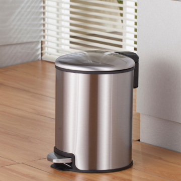 Stainless Steel Bathroom Trash Can Combo Set 5 Liter