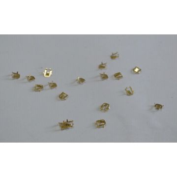 Metal stamping miniature gilt shrapnel