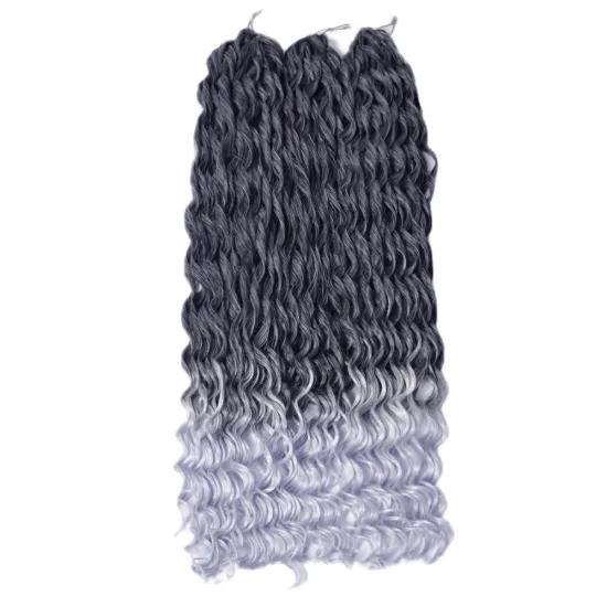 New Arrival Loose Hair Bundles For Braiding Water Wave Curly Synthetic Hair Extensions Silky French Curl Crochet Hair Extensions