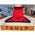 Wood-Grain Portable Multi-Compartment Mooncake Gift Box
