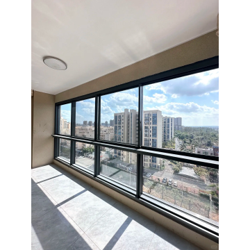 Aluminiozko irristaketa Leiho prezioa eta irristakorra beirazko leihoak