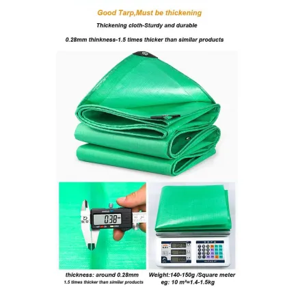 high quality big size PE tarpaulin