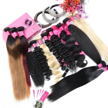 Loose Deep Wave Raw Cambodian Cuticle Aligned Virgin Human Hair Double Weft Bundles Cheap Remy Natural Human Hair Extensions