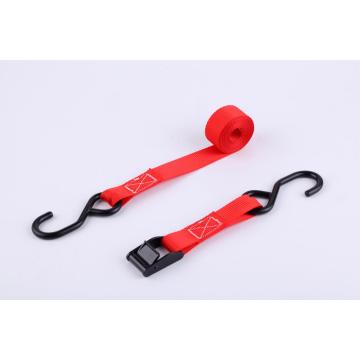 400Kgs Red Webbing Cam Buckle Strap