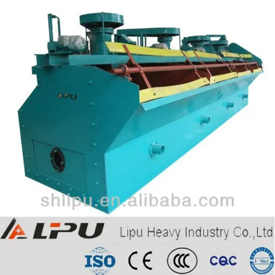 Separating equipment forth flotation machine for recovery of ores