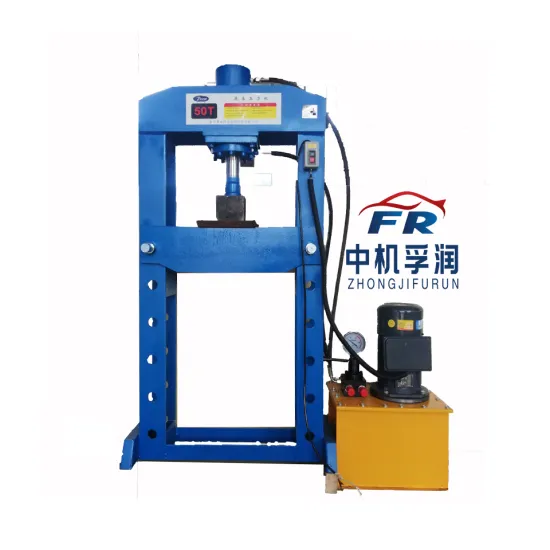 Prices of Economical Small Manual and Electric Hydraulic Presses in Qingdao Zhongji Furun