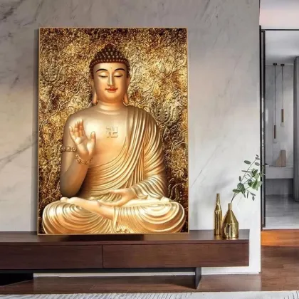 Bedroom wall Art Buddha Art oil painting decoration