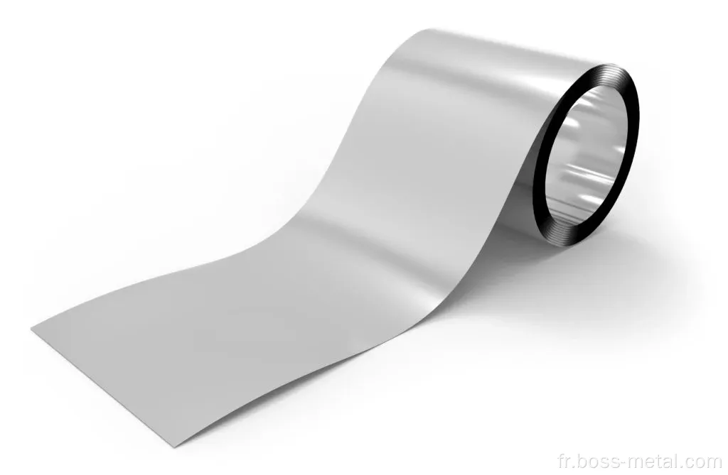 Slit Titanium Foil Strip en acier inoxydable en atelier