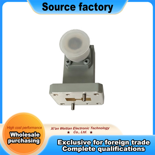 Double Ridged Waveguide to Coaxial Adapter