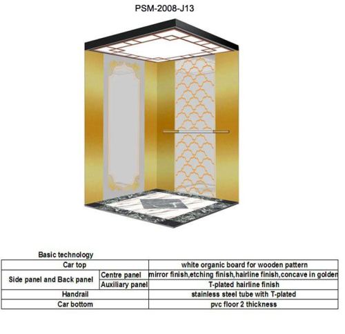 Passenger Elevator Cabin PSM-2008-J13