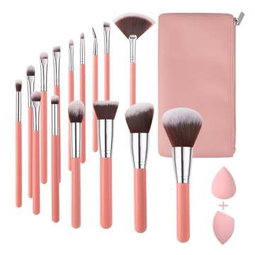 Customized Vegan Synthetic Make -up Pinselset mit Private Label und Case