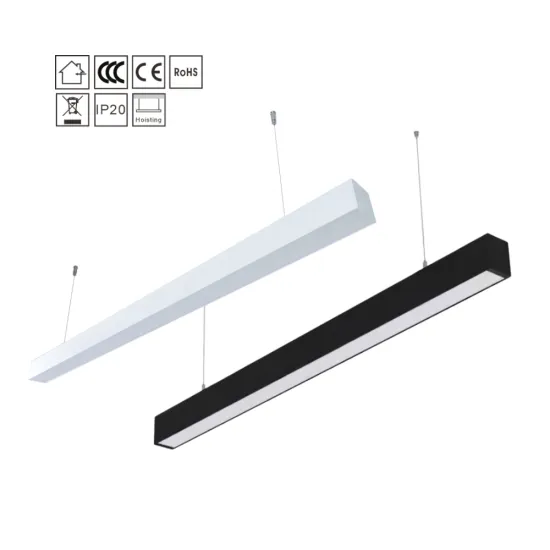 RONSE Black Linkable Linear LED Light - 4FT to 8FT Aluminum Pendant