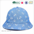 Custom Full impressão Cotton Denim Bucket Hat