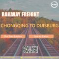 Internationale Eisenbahngüter von Chongqing nach Duisburg Deutschland