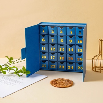 A1 Retail Custom Chocolate Gift Box Advent Calendar with Printed Christmas Logo