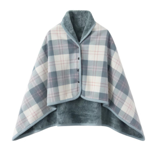 Japanese style multifunctional cloak shawl flannel blanket