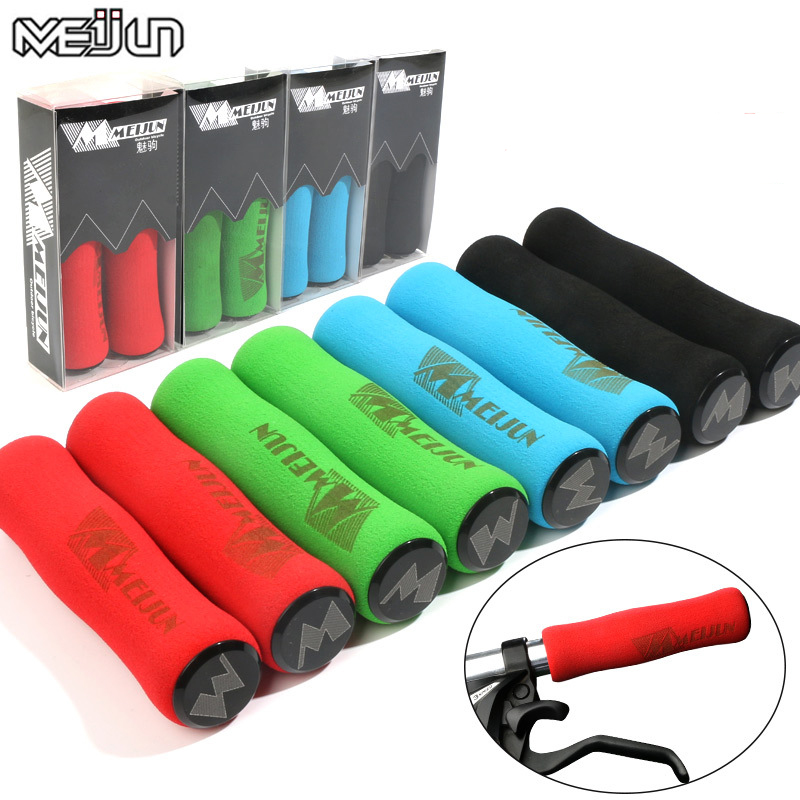 Bike Grips for MTB bike Parts Bicycle Handlebar Grips Anti-Skid Sponge Grips For Folding Bike Soft Foam Mountain Bike Grips