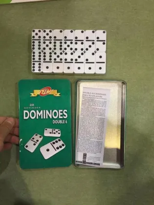 Double Six  Plastic Melamine Domino