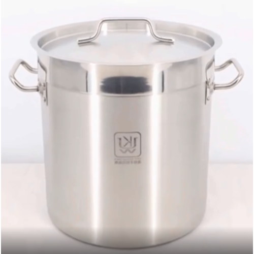 Stainless steel soup pot with fast heat conduction