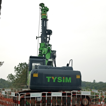 Electric Power Construction Hydraulic Crawler Chassis Rotary Drilling Rig