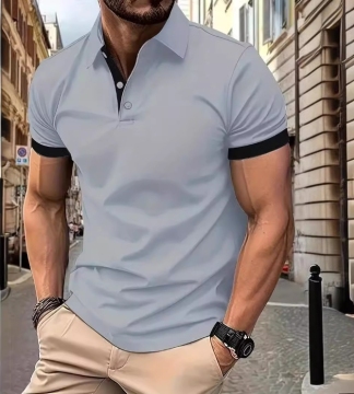Quick Dry Mens Golf Polo Shirt: Classic Fit Performance Moisture Wicking Short Sleeve