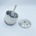 V-type wire wound double flow cap