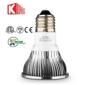 dimmable etl par20 led cob 5500k coolwhite