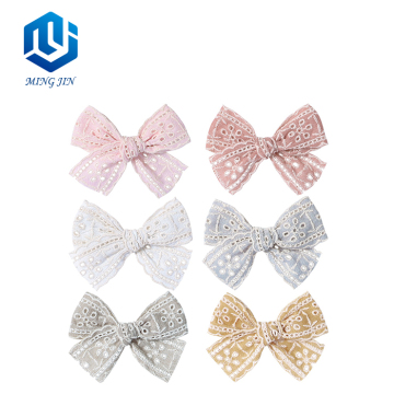 Lace Style Temperament Bow Sweet Party Hair Clip for Babies