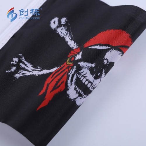 Hign quality custom design pirate hand waving flag