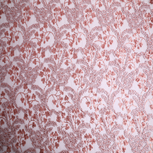 3mm Fashion Matt Spangle Embroidery Fabric