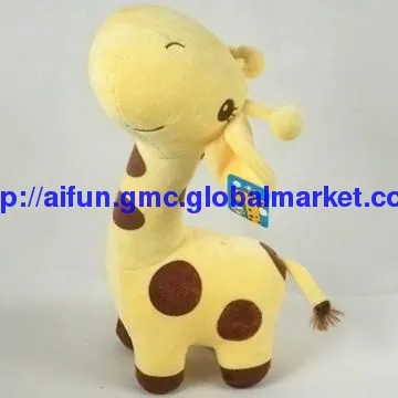 Cute giraffe stuffed animal toy
