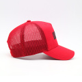 Red Trucker Hat met printlogo