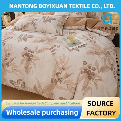 100% cotton The Leaf Shadows Dancing style quilt