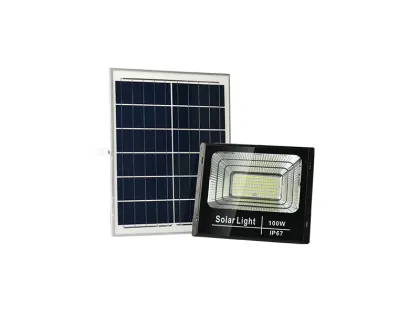 LED solar outdoor floodlight