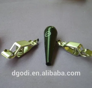 custom made brass alligator clamp and alligator clip for japan fishing tackle