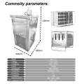 Máquina de la máquina de fabricación de paletas de hielo industrial