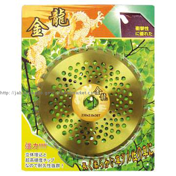 230MM / 255MM color grass cutter - Golden Color