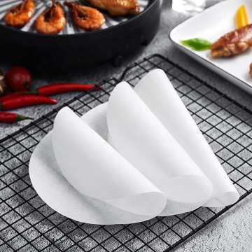 100 Pre-Cut Non-Stick Round Parchment Papers for Baking and Air Frying