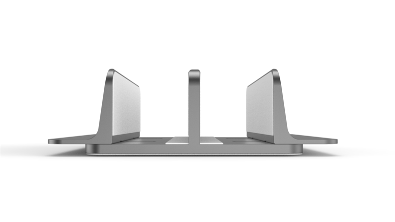 Desktop Stand Adjustable Laptop Holder with 2 Slots