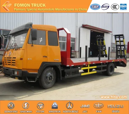 SHACMAN 4x2 15tons construction machinery transport truck
