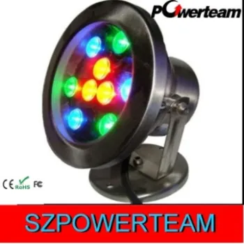 High Shockproof and Waterproof 9W LED Underwater Lights with IP68