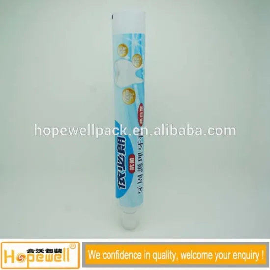 Dental Gel Aluminium Plastic Laminated Tube / Toothpaste Packaging Tube