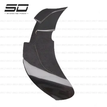RY Style Dry Carbon Fiber Body Kit with Rear Spoiler Wing for McLaren 720S