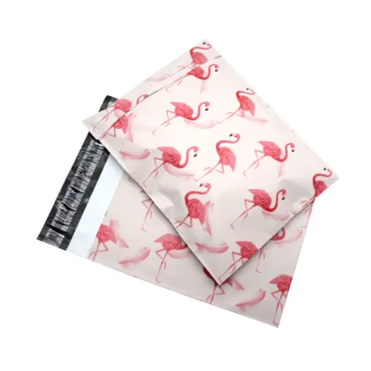 10"x13" 100 Pack Pink Flamingo Cartoon Poly Mailer Bags